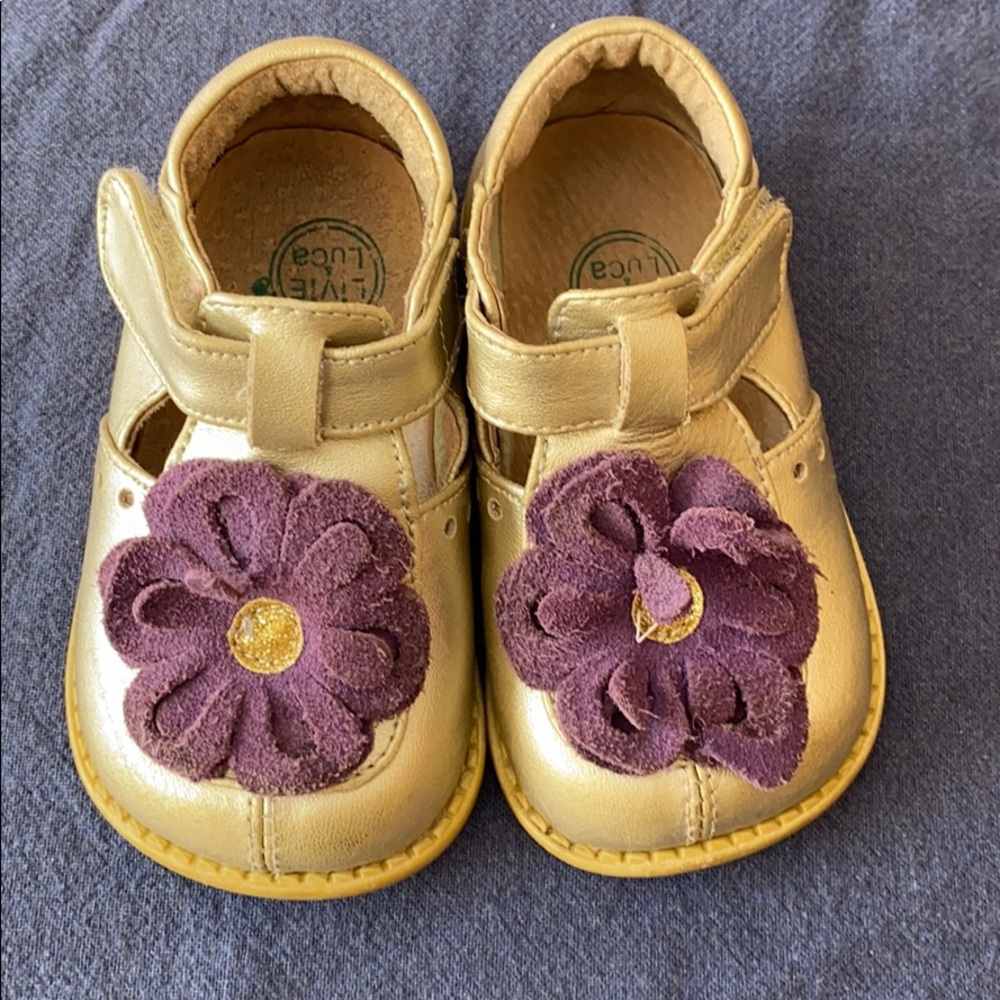 Livie and Luca gold shoes